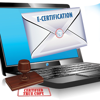 E-Certification – Certified True Copy