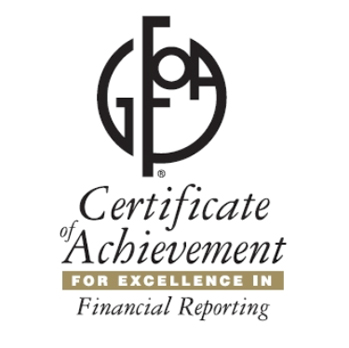 GFOA Certificate of Achievement For Excellence in Financial Reporting