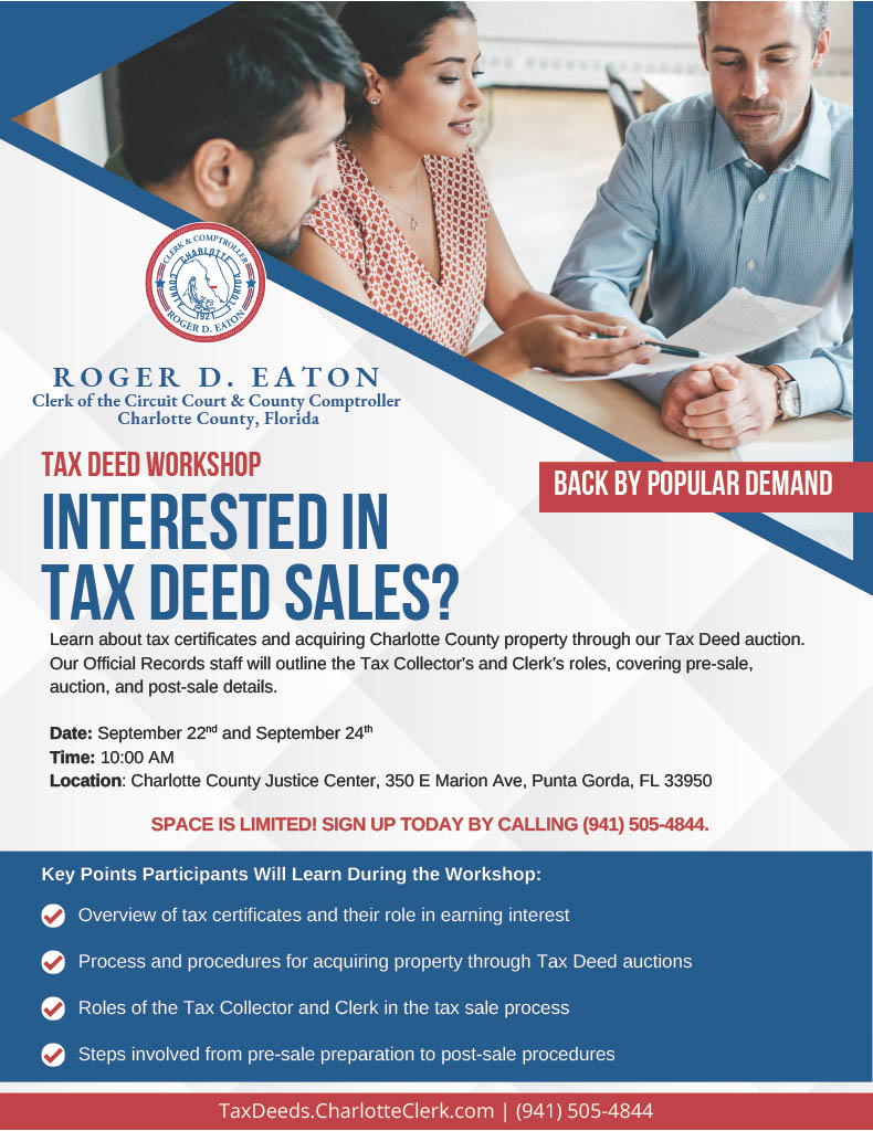 Tax Deed Workshops